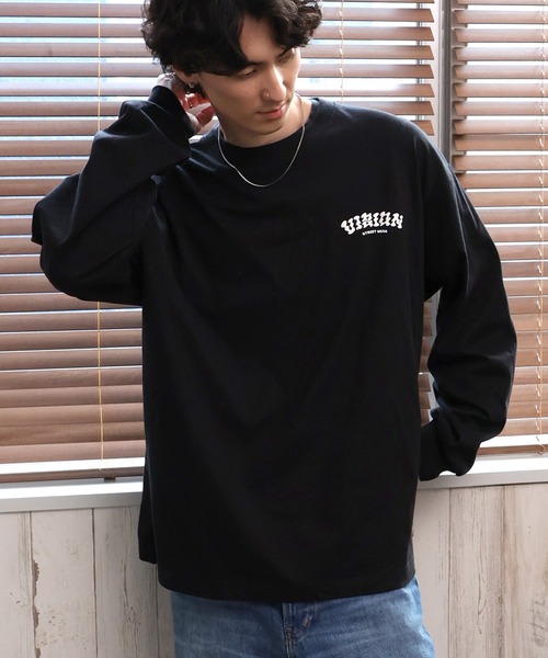 VISION STREET WEAR(ヴィジョンストリートウェア)の「【VISION STREET WEAR/ヴィジョンストリートウェア】Sneaker Ghost L/S/ゴースト バックプリント オーバーサイズ ロンT(Tシャツ/カットソー・メンズ・ブラック/ライトグレー/ホワイト・L/LL/M)」の7枚目の写真