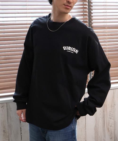 VISION STREET WEAR(ヴィジョンストリートウェア)の「【VISION STREET WEAR/ヴィジョンストリートウェア】Sneaker Ghost L/S/ゴースト バックプリント オーバーサイズ ロンT(Tシャツ/カットソー・メンズ・ブラック/ライトグレー/ホワイト・L/LL/M)」の8枚目の写真