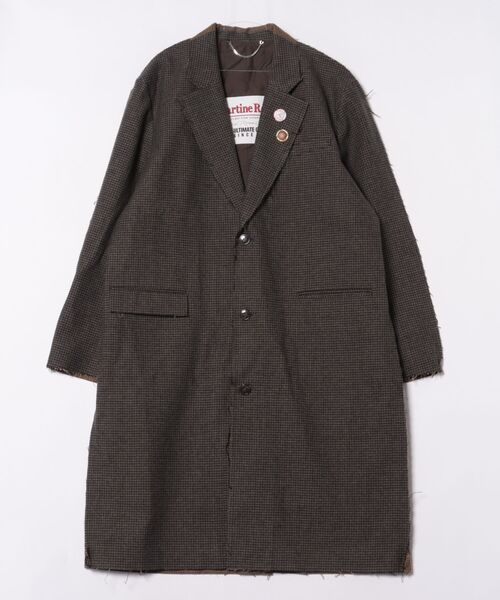 ムラサキスポーツ（ムラサキスポーツ）の「Martine Rose/マーティンローズ ロングコート Half & Half Overcoat（その他アウター・メンズ・ブラウン・46）」の5枚目の写真