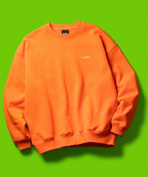 HUF(ハフ)の「HUF eightynine FLEECE CREW(スウェット・メンズ・アッシュグレー/オレンジ/ブラック/ライトブルー・XL/L/M/S/XXL)」の4枚目の写真