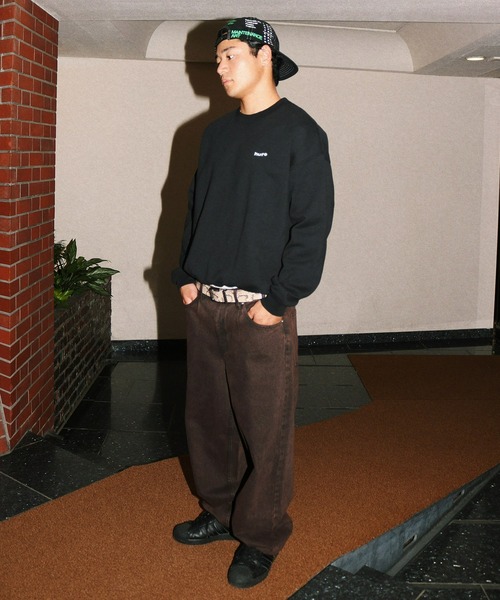 HUF(ハフ)の「HUF eightynine FLEECE CREW(スウェット・メンズ・アッシュグレー/オレンジ/ブラック/ライトブルー・XL/L/M/S/XXL)」の15枚目の写真