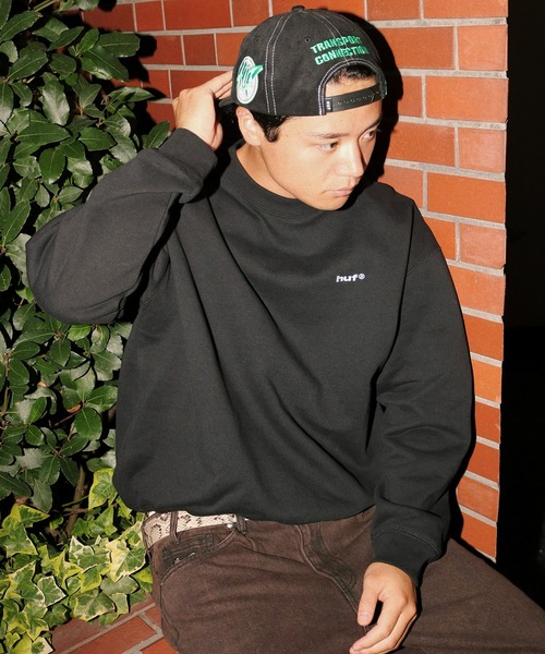 HUF(ハフ)の「HUF eightynine FLEECE CREW(スウェット・メンズ・アッシュグレー/オレンジ/ブラック/ライトブルー・XL/L/M/S/XXL)」の13枚目の写真