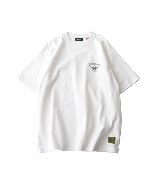 Subciety(サブサエティ)の「Dust bin garage tee(Tシャツ/カットソー・メンズ・ホワイト/ブラック・SMALL/MEDIUM/LARGE/X-LARGE/XX-LARGE)」の14枚目の写真