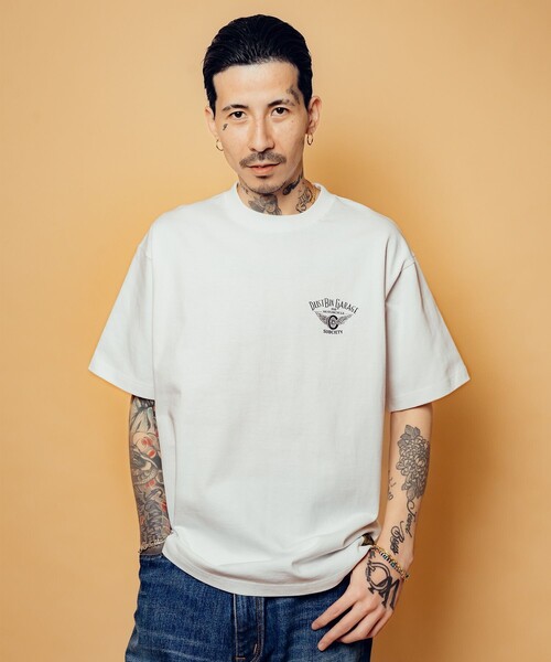 Subciety(サブサエティ)の「Dust bin garage tee(Tシャツ/カットソー・メンズ・ホワイト/ブラック・SMALL/MEDIUM/LARGE/X-LARGE/XX-LARGE)」の16枚目の写真