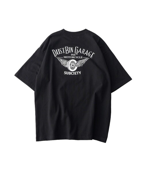 Subciety(サブサエティ)の「Dust bin garage tee(Tシャツ/カットソー・メンズ・ホワイト/ブラック・SMALL/MEDIUM/LARGE/X-LARGE/XX-LARGE)」の17枚目の写真