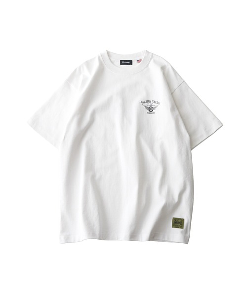 Subciety(サブサエティ)の「Dust bin garage tee(Tシャツ/カットソー・メンズ・ホワイト/ブラック・SMALL/MEDIUM/LARGE/X-LARGE/XX-LARGE)」の4枚目の写真