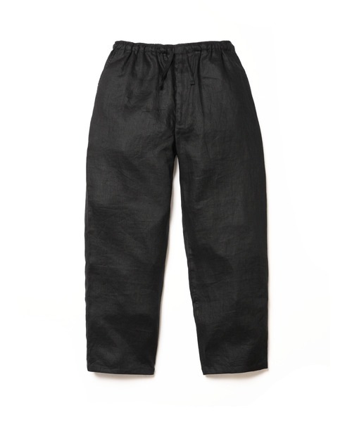 MR.OLIVE（ミスターオリーブ）の「SOFT FINISH LINEN / DRAWSTRING TAPERED PANTS /M261110（チノパンツ・メンズ・ナチュラル/ブラック・SMALL/MEDIUM/LARGE）」の7枚目の写真