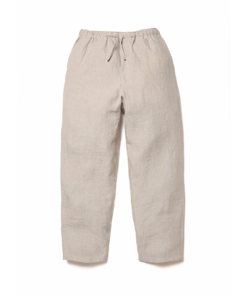 MR.OLIVE（ミスターオリーブ）の「SOFT FINISH LINEN / DRAWSTRING TAPERED PANTS /M261110（チノパンツ・メンズ・ナチュラル/ブラック・SMALL/MEDIUM/LARGE）」の9枚目の写真