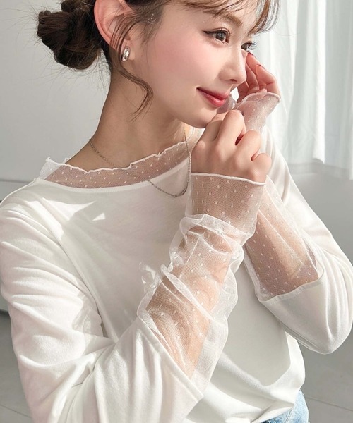 ドットチュールtops9698円 ドットチュールロングスカート – Darich