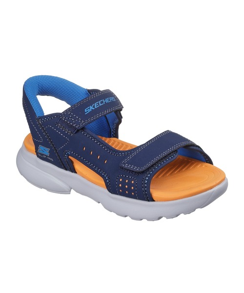 セール】SKECHERS｜スケッチャーズ（キッズ）のサンダル（オレンジ