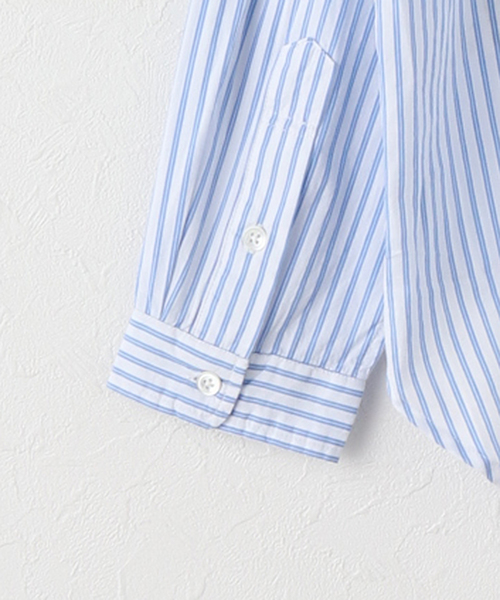 JOURNAL STANDARD(ジャーナルスタンダード)の「【LANCER CLOTHING CORPORATION】 オーバーFITストライプシャツ(シャツ/ブラウス・レディース・チャコールグレー/ブルー/ライトブルー/ホワイト系その他・LARGE)」の19枚目の写真