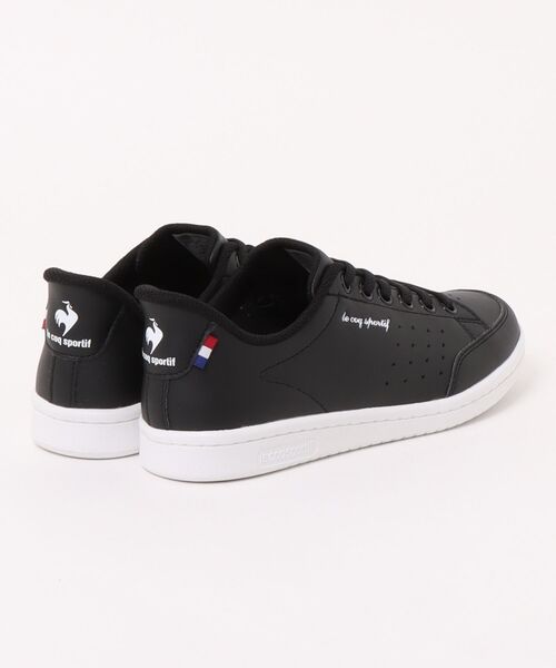 le coq sportif(ルコックスポルティフ)の「【le coq sportif】ラ ローラン SI(スニーカー・レディース・ブラック×ホワイト・23.0cm/23.5cm/24.0cm/24.5cm/25.0cm/22.5cm)」の2枚目の写真