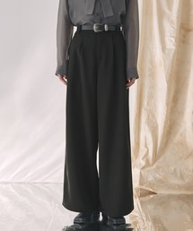 ELUNIS（エルニス）の「レースレイヤードスラックスパンツ（スラックス）」