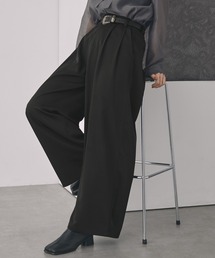 ELUNIS（エルニス）の「レースレイヤードスラックスパンツ（スラックス）」