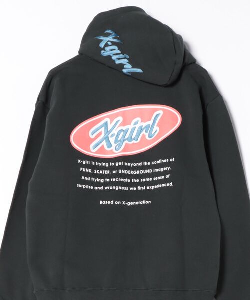 ムラサキスポーツ限定】X-GIRL/エックスガール ジップアップ パーカー
