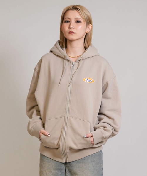 ムラサキスポーツ限定】X-GIRL/エックスガール ジップアップ パーカー ムラサキスポーツ限定】X-GIRL/エックスガール ジップアップ パーカー