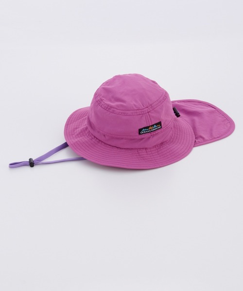 Ocean&Ground（オーシャン&グラウンド）の「ｱﾄﾞﾍﾞﾝﾁｬｰHAT（ハット・キッズ・レッド/ブルー系その他/イエロー/パープル/ピンク/グリーン/ブラック・58/56/54/52/60/50）」の4枚目の写真