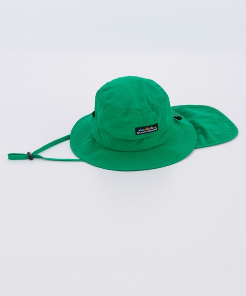 Ocean&Ground（オーシャン&グラウンド）の「ｱﾄﾞﾍﾞﾝﾁｬｰHAT（ハット・キッズ・レッド/ブルー系その他/イエロー/パープル/ピンク/グリーン/ブラック・58/56/54/52/60/50）」の2枚目の写真