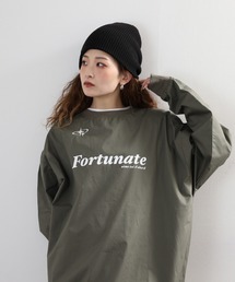 Arinomama ゲームシャツ風トップス 長袖Tシャツ