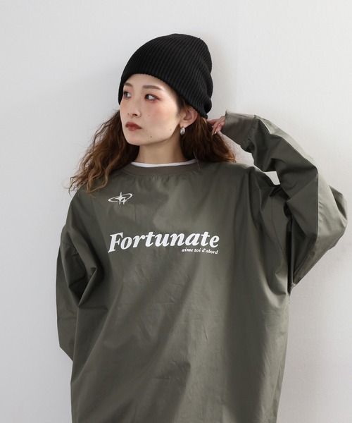 Arinomama(アリノママ)の「Arinomama ゲームシャツ風トップス 長袖Tシャツ(Tシャツ/カットソー・レディース・カーキ/ベージュ/ブラック・FREE)」の3枚目の写真