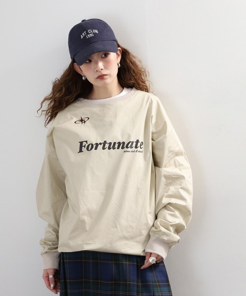 Arinomama(アリノママ)の「Arinomama ゲームシャツ風トップス 長袖Tシャツ(Tシャツ/カットソー・レディース・カーキ/ベージュ/ブラック・FREE)」の7枚目の写真