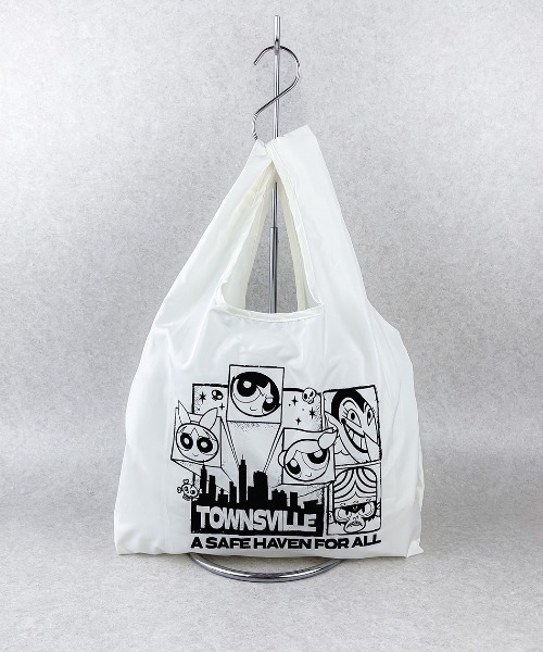 FLAPPER(フラッパー)の「The Powerpuff Girls×Flapper エコバッグ(エコバッグ/サブバッグ・レディース・ピンク/グリーン/ライトブルー/ホワイト/ブラック・FREE)」の15枚目の写真