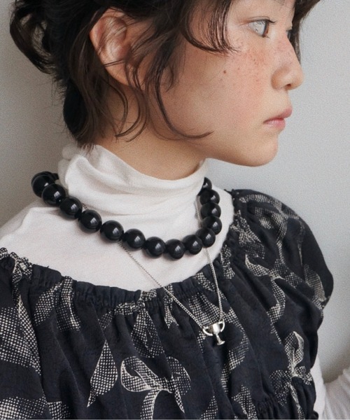 セール】shirring smock blouse / シャーリングスモックブラウス