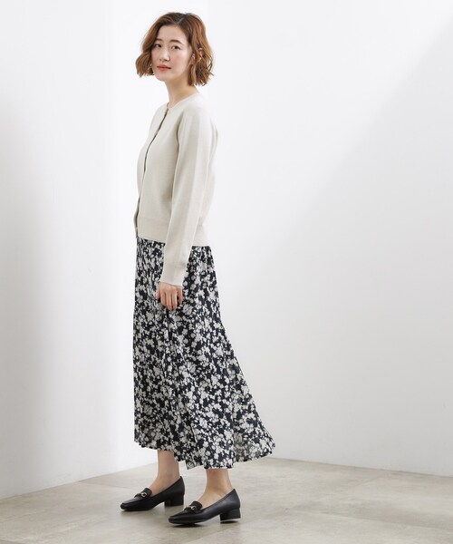 grove(グローブ)の「フラワープリント楊柳マーメイドスカート(スカート・レディース・ピンク系その他/ネイビー系/ホワイト系3・01/02/03/04/05)」の6枚目の写真