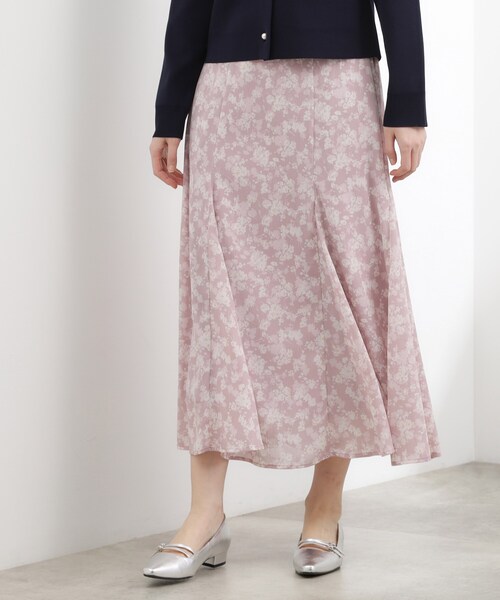 grove(グローブ)の「フラワープリント楊柳マーメイドスカート(スカート・レディース・ピンク系その他/ネイビー系/ホワイト系3・01/02/03/04/05)」の13枚目の写真