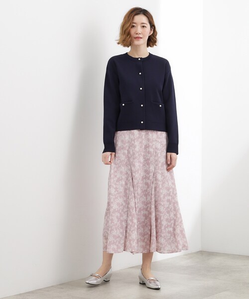 grove(グローブ)の「フラワープリント楊柳マーメイドスカート(スカート・レディース・ピンク系その他/ネイビー系/ホワイト系3・01/02/03/04/05)」の14枚目の写真