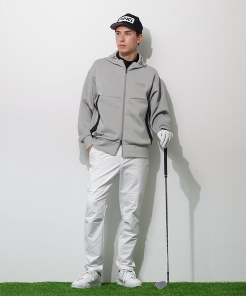 PING（ピン）の「【PING APPAREL】ダンボールニットフルジップフーディー ＜GOLD＞ (MENS)（スウェット・メンズ・グレー/ネイビー/ホワイト・LL1/LL/L/S/M）」の19枚目の写真