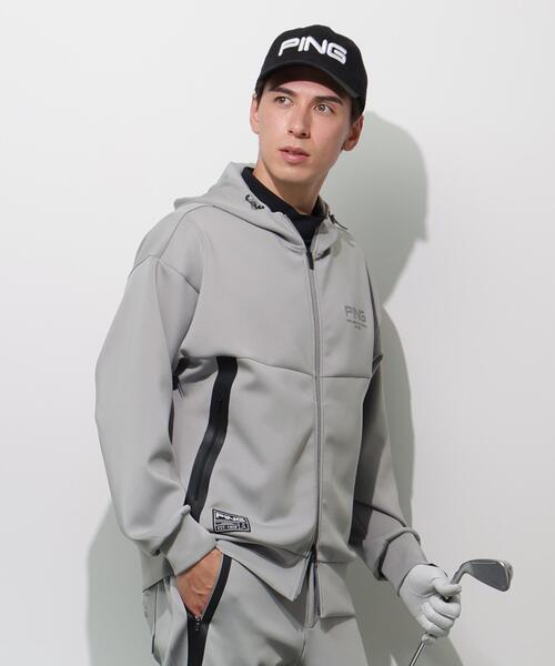 PING（ピン）の「【PING APPAREL】ダンボールニットフルジップフーディー ＜GOLD＞ (MENS)（スウェット・メンズ・グレー/ネイビー/ホワイト・LL1/LL/L/S/M）」の21枚目の写真