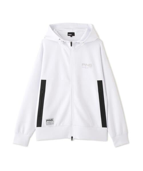 PING（ピン）の「【PING APPAREL】ダンボールニットフルジップフーディー ＜GOLD＞ (MENS)（スウェット・メンズ・グレー/ネイビー/ホワイト・LL1/LL/L/S/M）」の5枚目の写真