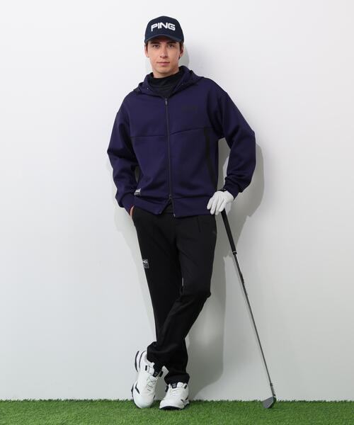 PING（ピン）の「【PING APPAREL】ダンボールニットフルジップフーディー ＜GOLD＞ (MENS)（スウェット・メンズ・グレー/ネイビー/ホワイト・LL1/LL/L/S/M）」の12枚目の写真