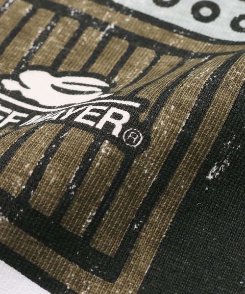 KRIFF MAYER（クリフメイヤー）の「【綿100％】クリフラビット半袖Tシャツ(ギター)（Tシャツ/カットソー・メンズ・オフホワイト/チャコール/パープル/ベージュ・LARGE/MEDIUM/X-LARGE）」の13枚目の写真