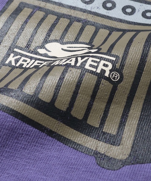 KRIFF MAYER（クリフメイヤー）の「【綿100％】クリフラビット半袖Tシャツ(ギター)（Tシャツ/カットソー・メンズ・オフホワイト/チャコール/パープル/ベージュ・LARGE/MEDIUM/X-LARGE）」の15枚目の写真