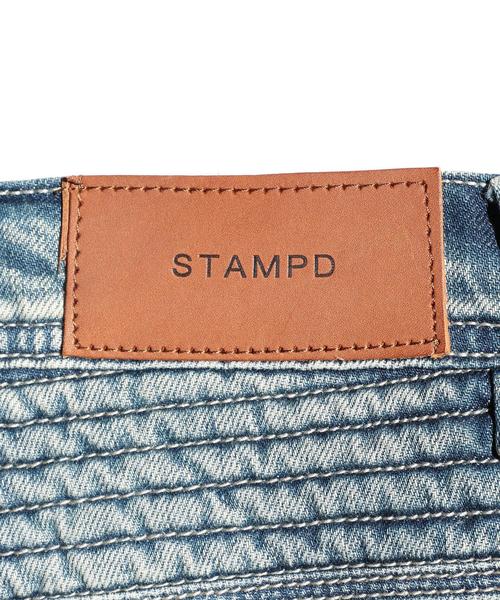 STAMPD（スタンプド）の「＜STAMPD＞ DSTRSD MOTO DNM/パンツ（デニムパンツ・メンズ・ネイビー・32inch/28inch/31inch/30inch）」の11枚目の写真