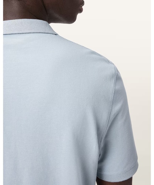ALLSAINTS（オールセインツ）の「REFORM SHORT SLEEVE POLO SHIRT | REFORM 半袖 ポロシャツ（ポロシャツ・メンズ・ブルー系その他・M/L/S）」の6枚目の写真