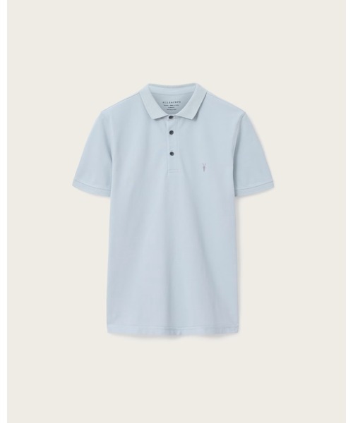 ALLSAINTS（オールセインツ）の「REFORM SHORT SLEEVE POLO SHIRT | REFORM 半袖 ポロシャツ（ポロシャツ・メンズ・ブルー系その他・M/L/S）」の8枚目の写真
