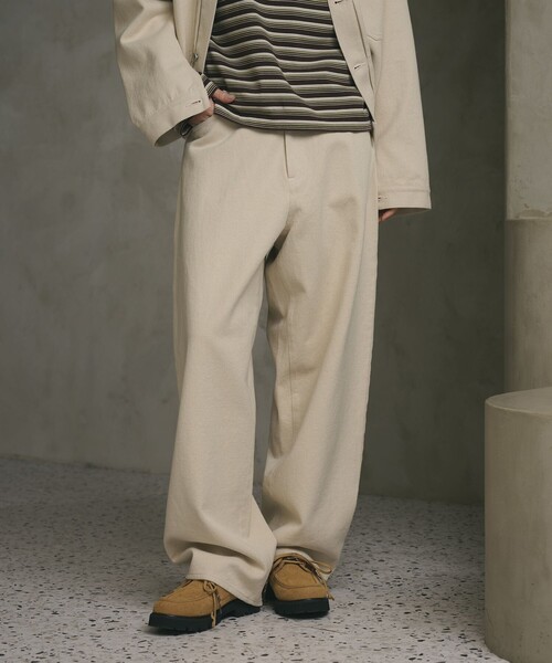 BEAUTY&YOUTH UNITED ARROWS（ビューティーアンドユースユナイテッドアローズ）の「コットンツイル カーブパンツ ウォッシャブル（その他パンツ・レディース・ナチュラル/ライトピンク・S/XS/M）」の10枚目の写真