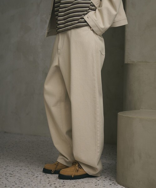 BEAUTY&YOUTH UNITED ARROWS（ビューティーアンドユースユナイテッドアローズ）の「コットンツイル カーブパンツ ウォッシャブル（その他パンツ・レディース・ナチュラル/ライトピンク・S/XS/M）」の12枚目の写真