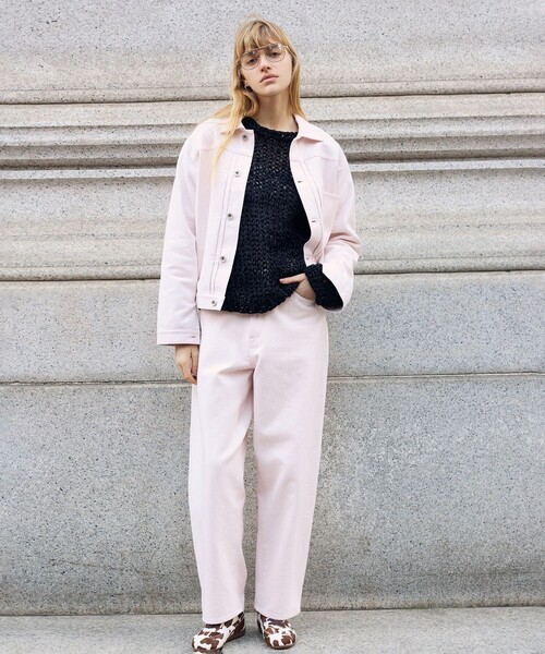 BEAUTY&YOUTH UNITED ARROWS（ビューティーアンドユースユナイテッドアローズ）の「コットンツイル カーブパンツ ウォッシャブル（その他パンツ・レディース・ナチュラル/ライトピンク・S/XS/M）」の15枚目の写真