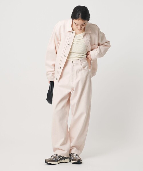 BEAUTY&YOUTH UNITED ARROWS（ビューティーアンドユースユナイテッドアローズ）の「コットンツイル カーブパンツ ウォッシャブル（その他パンツ・レディース・ナチュラル/ライトピンク・S/XS/M）」の17枚目の写真