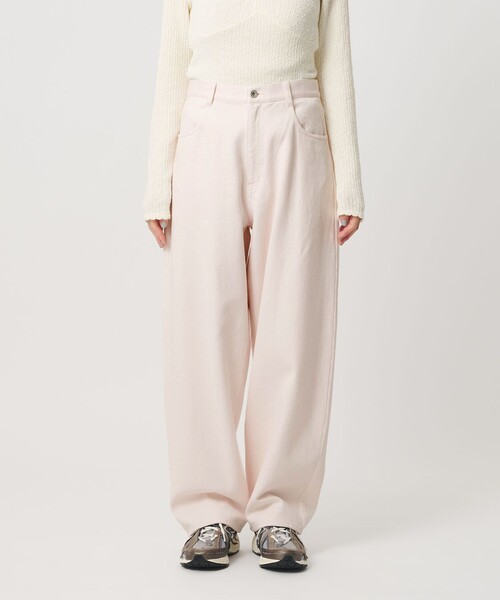 BEAUTY&YOUTH UNITED ARROWS（ビューティーアンドユースユナイテッドアローズ）の「コットンツイル カーブパンツ ウォッシャブル（その他パンツ・レディース・ナチュラル/ライトピンク・S/XS/M）」の19枚目の写真