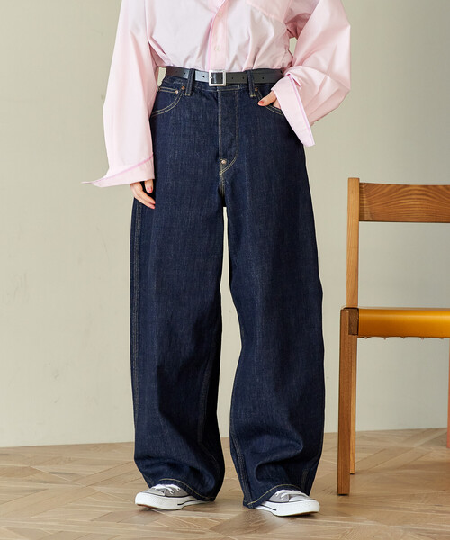 FREAK'S STORE(フリークスストア)の「Lee × FREAK'S STORE/リー 別注 101 COWBOY PANTS/別注 ワンオーワン カウボーイパンツ(デニムパンツ・レディース・サックスブルー/ネイビー・26/28)」の10枚目の写真