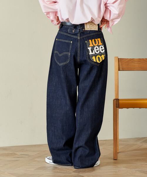 FREAK'S STORE(フリークスストア)の「Lee × FREAK'S STORE/リー 別注 101 COWBOY PANTS/別注 ワンオーワン カウボーイパンツ(デニムパンツ・レディース・サックスブルー/ネイビー・26/28)」の13枚目の写真