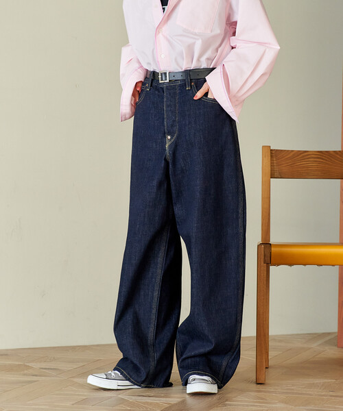 FREAK'S STORE(フリークスストア)の「Lee × FREAK'S STORE/リー 別注 101 COWBOY PANTS/別注 ワンオーワン カウボーイパンツ(デニムパンツ・レディース・サックスブルー/ネイビー・26/28)」の15枚目の写真
