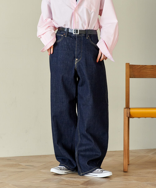FREAK'S STORE(フリークスストア)の「Lee × FREAK'S STORE/リー 別注 101 COWBOY PANTS/別注 ワンオーワン カウボーイパンツ(デニムパンツ・レディース・サックスブルー/ネイビー・26/28)」の16枚目の写真