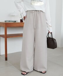 テックリネンベルト付ワイドパンツ《WEB限定カラーあり》