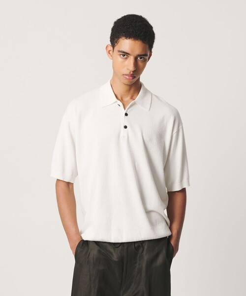 BEAUTY&YOUTH UNITED ARROWS(ビューティーアンドユースユナイテッドアローズ)の「<OWNESS>フェザー コットン 3ボタン ポロシャツ(ポロシャツ・メンズ・ダークグレー/ホワイト/オレンジ系その他・S/M/L)」の13枚目の写真